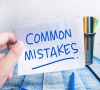 common mistakes written on paper